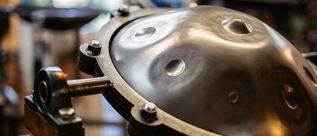 THE METAL TONGUE DRUM ALSO KNOWN AS HANDPAN