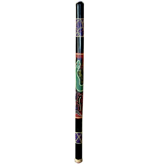 Bamboo Didgeridoo in Snake & Gecko