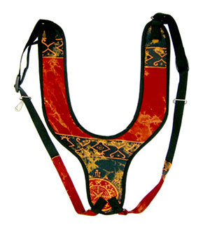 Djembe Strap in Red Baliku 12