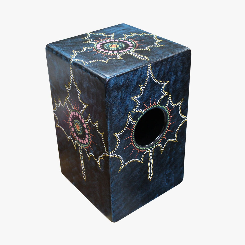 Dot Painted Cajon in Daun