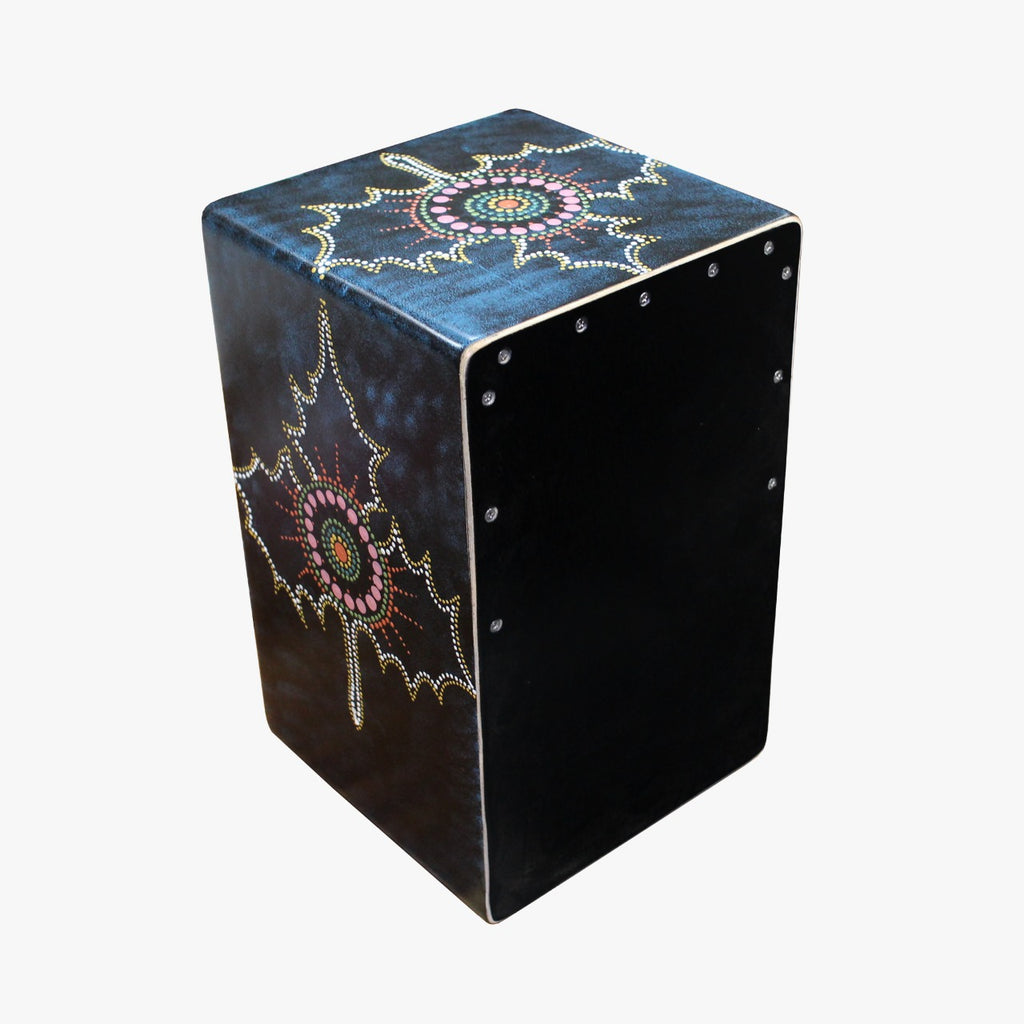 Dot Painted Cajon in Daun