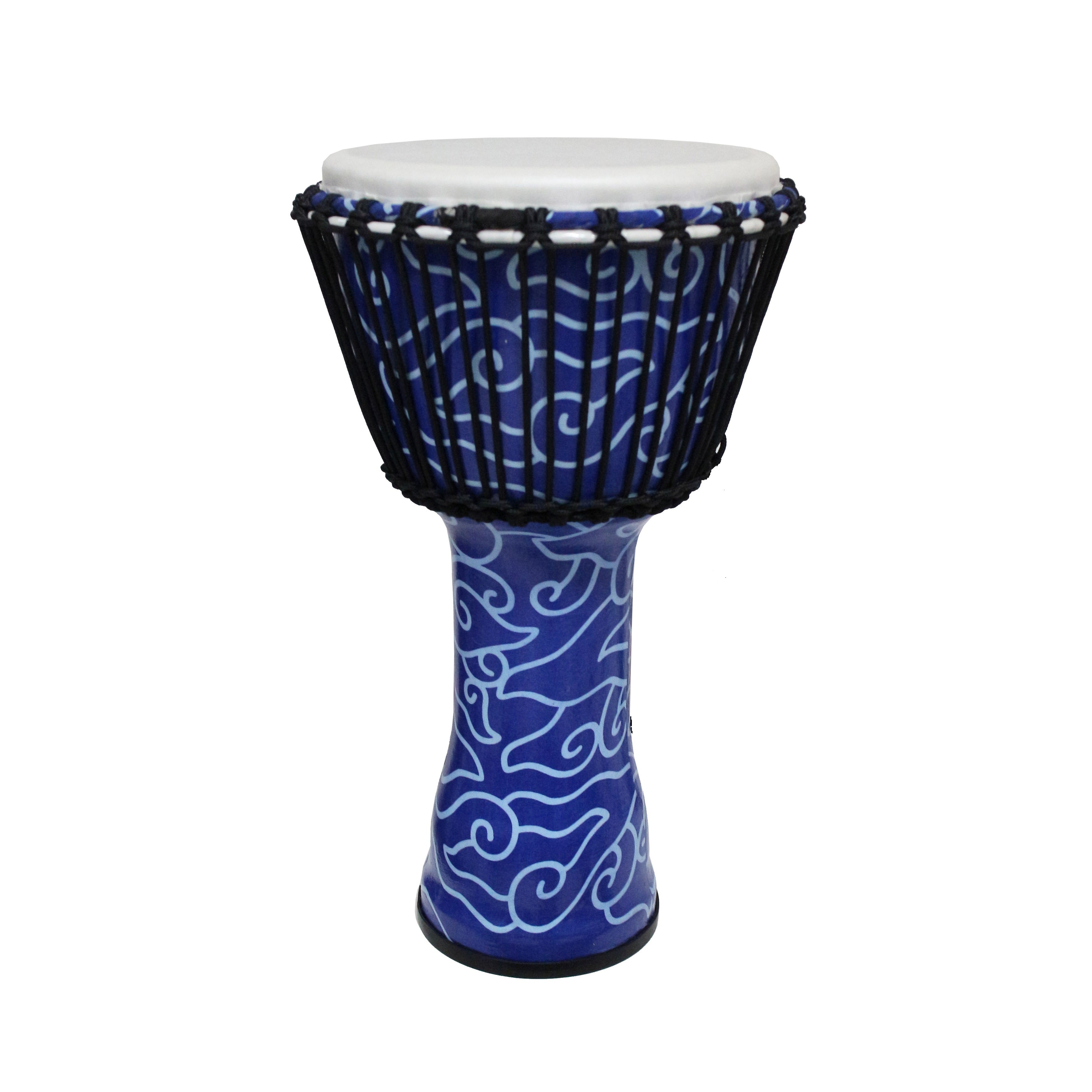 Synthetic Rope Tuned Djembe in Blue Cloud
