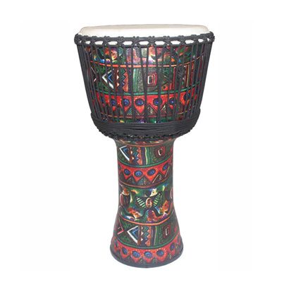 Synthetic Rope Tuned Djembe in African Dance