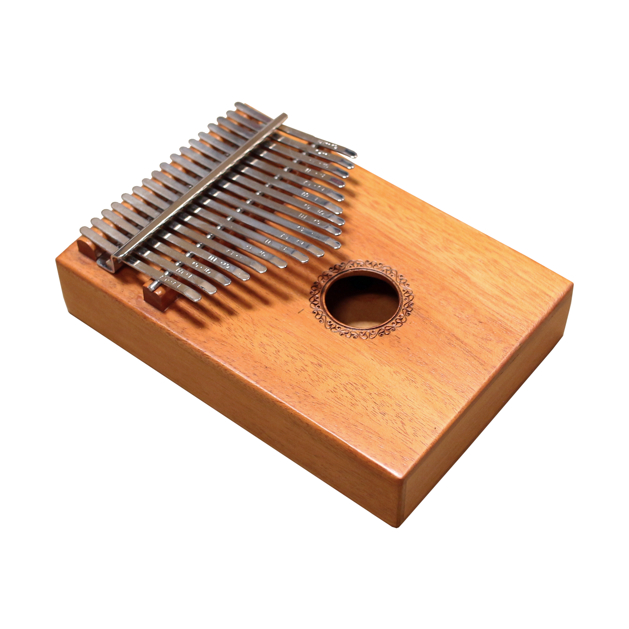 17-Key Kalimba in Mahagony Wood