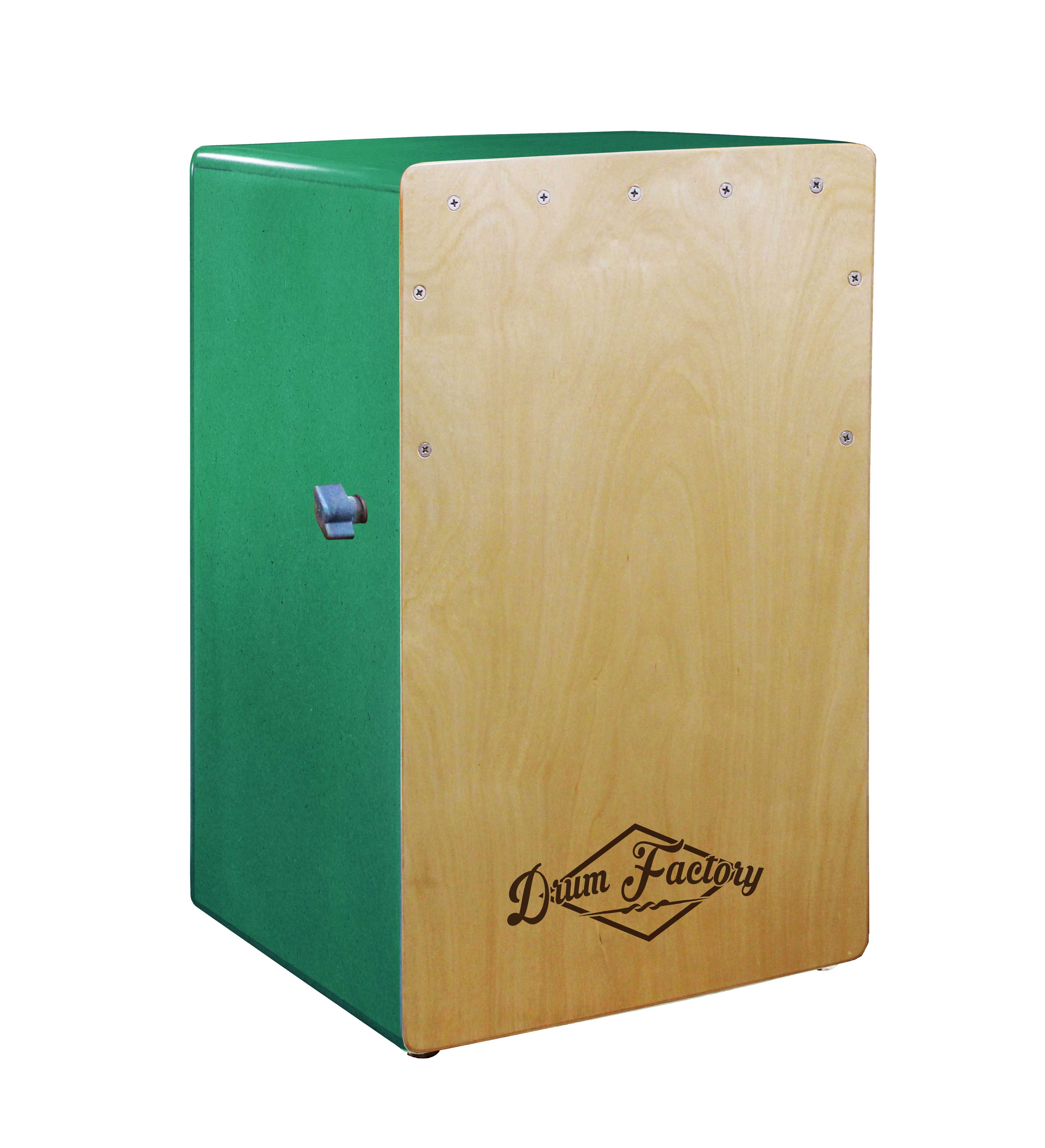 Entry Level Cajon in Green-White Teak