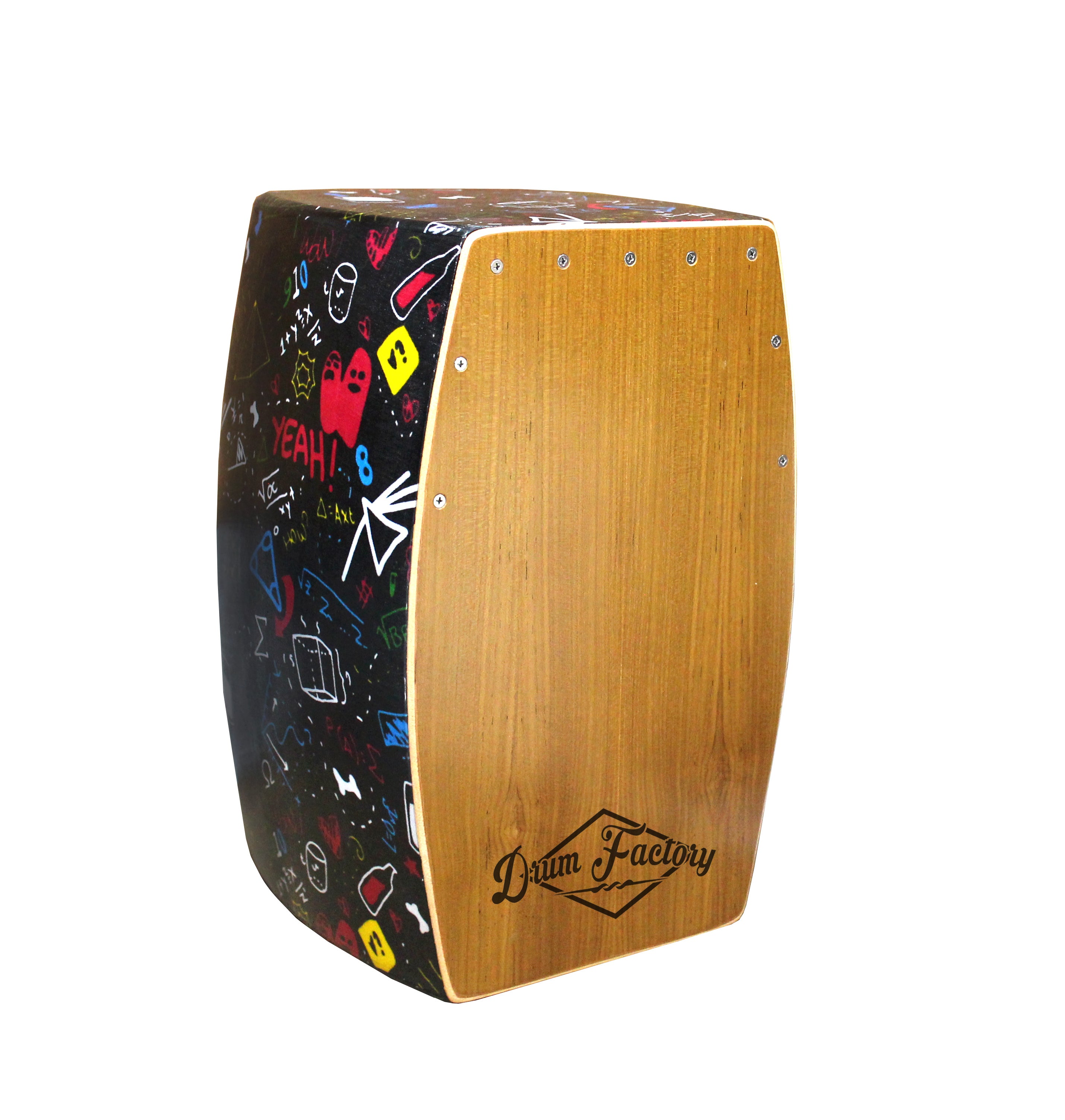 Synthetic Cajon in Body Paint
