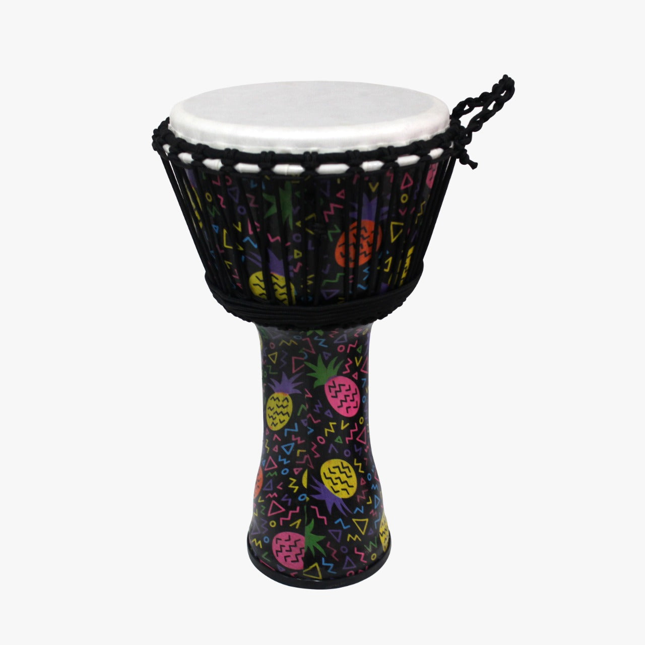 Synthetic Rope Tuned Djembe in Pineapple