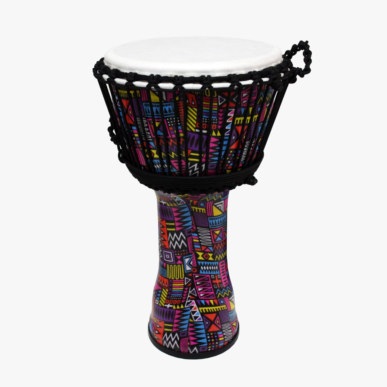 Synthetic Rope Tuned Djembe in ZigZag