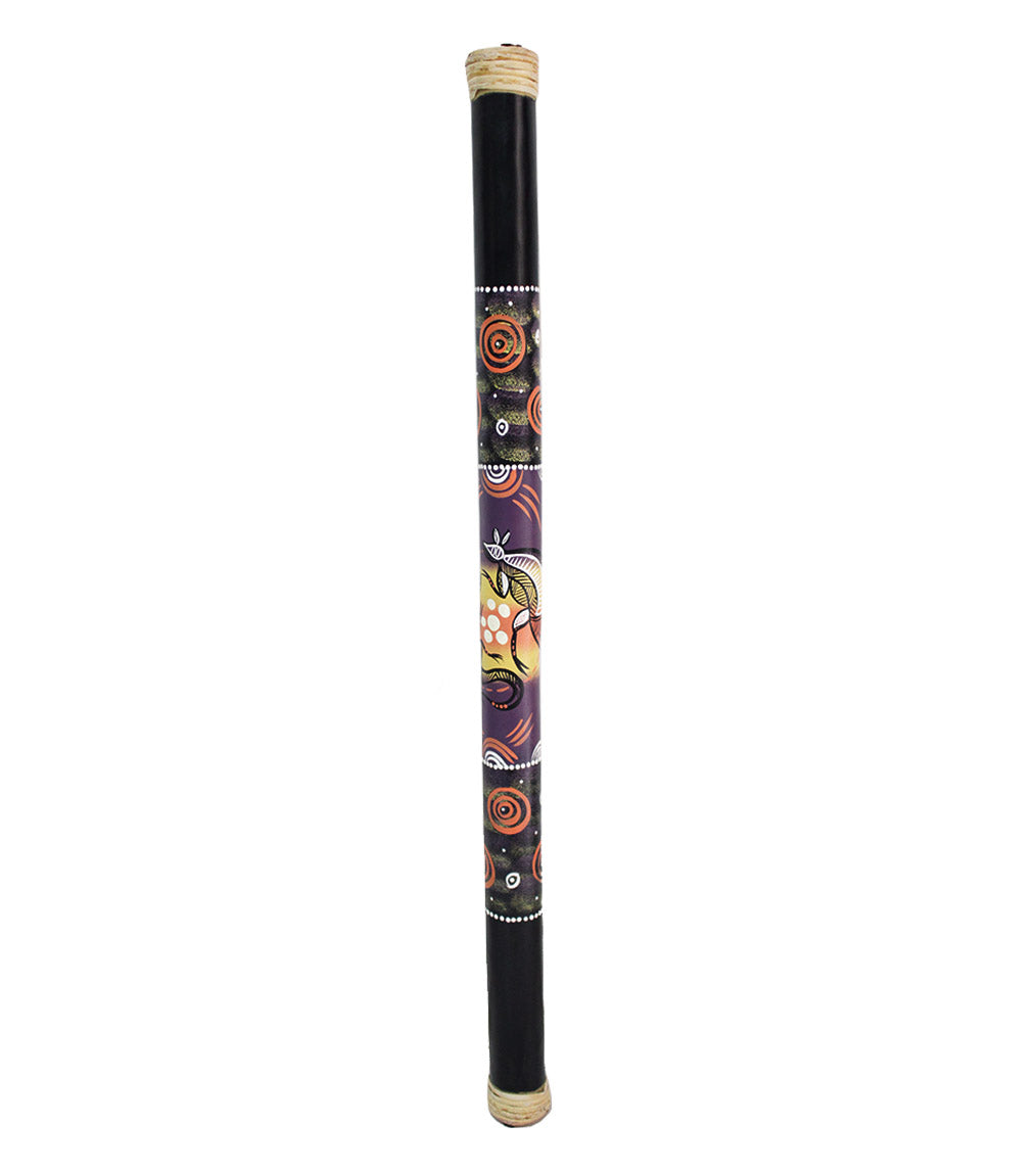 Bamboo Rainstick in Lizard and Kangaroo