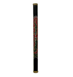 Bamboo Rainstick in Crocodile