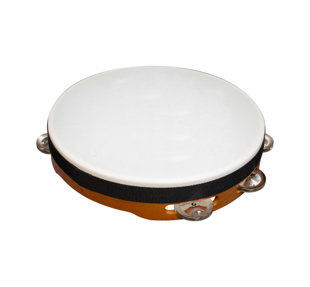 Tambourine - Natural Wood Finish