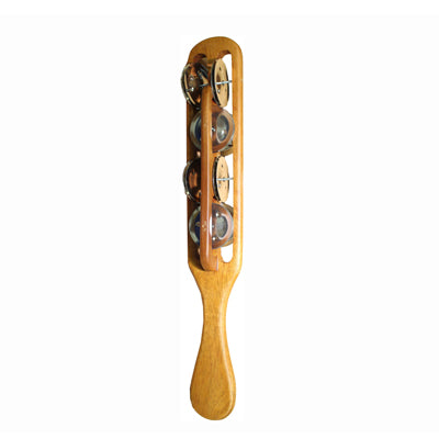 Handheld Double Row Tambourine