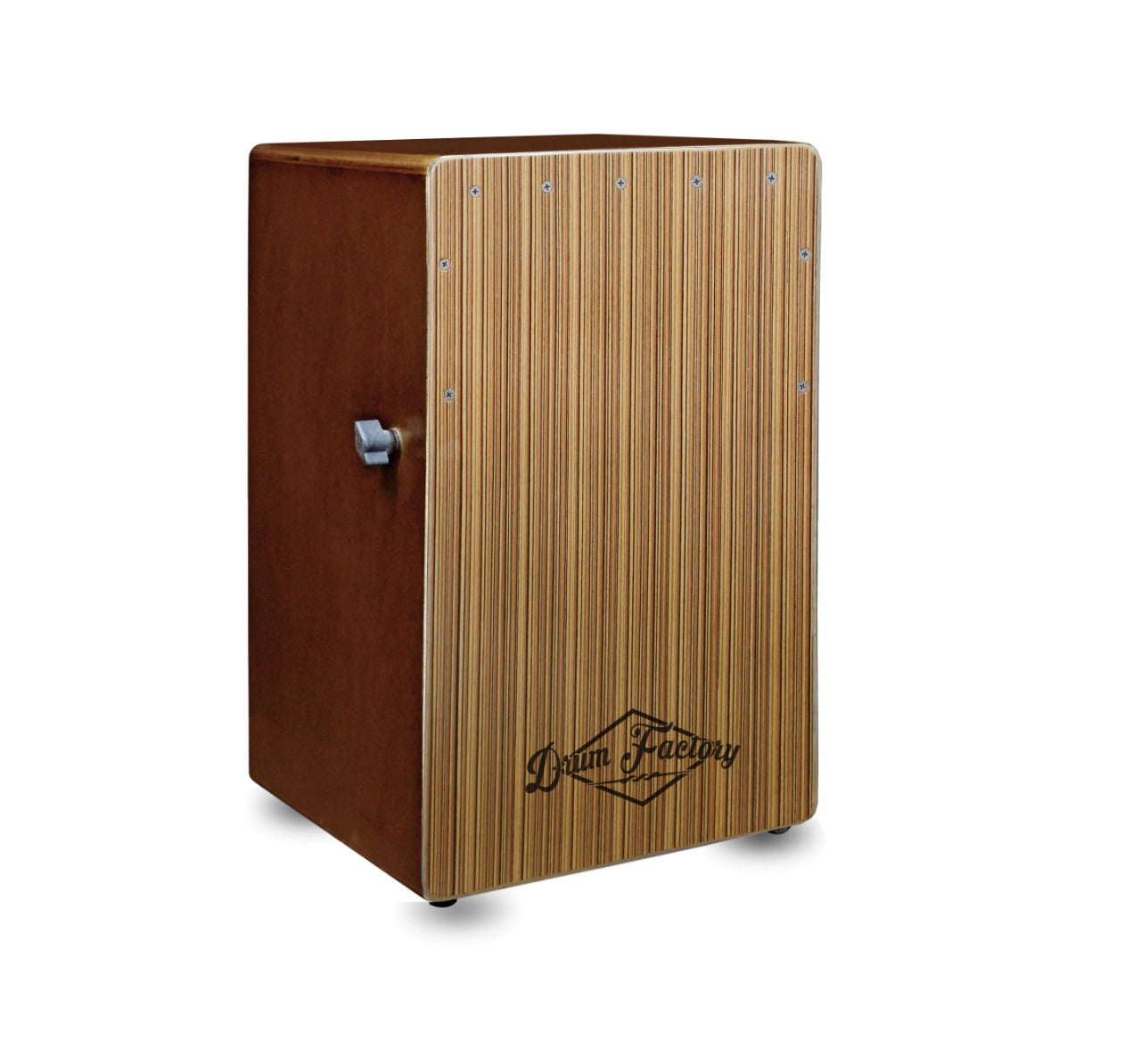 Regular Line Cajon in Walnut - Zebra - Meranti