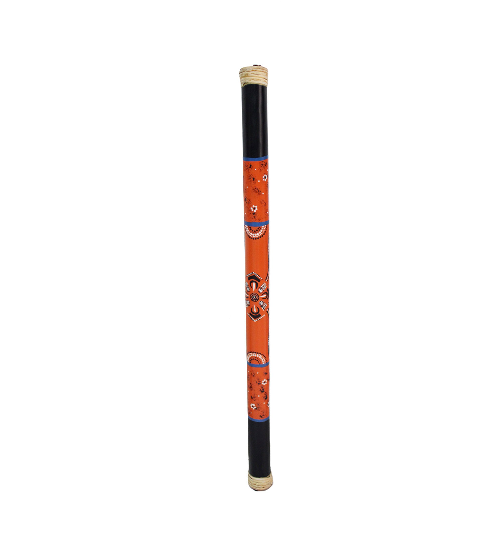 Bamboo Rainstick in Orange