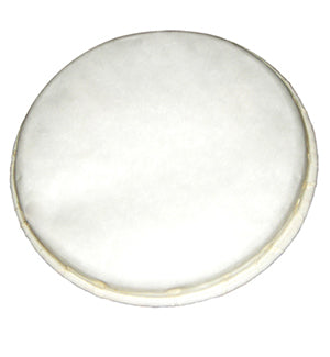 Synthetic Drumhead in White - Rope Tuned Djembe