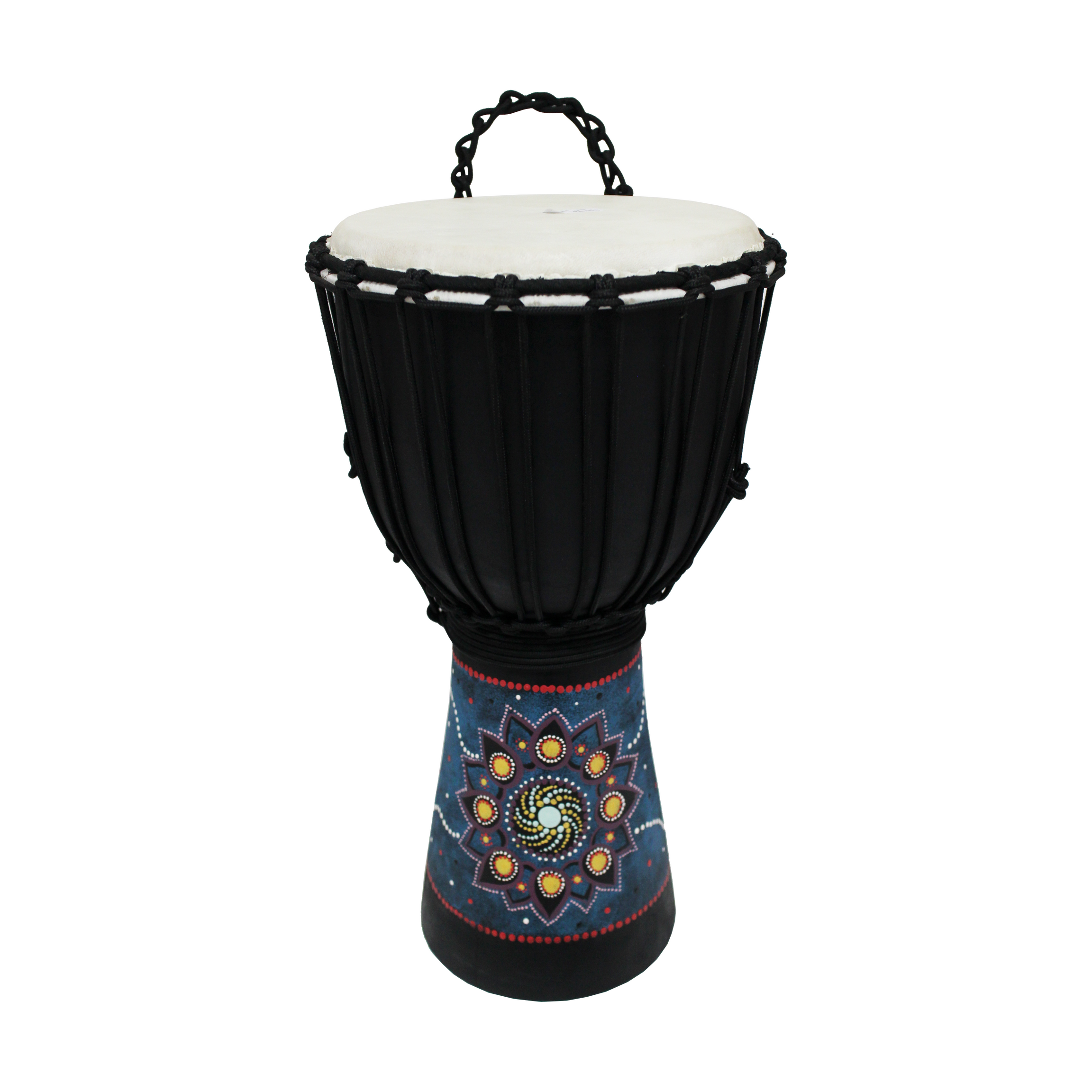 Dot Painted EL Djembe 1